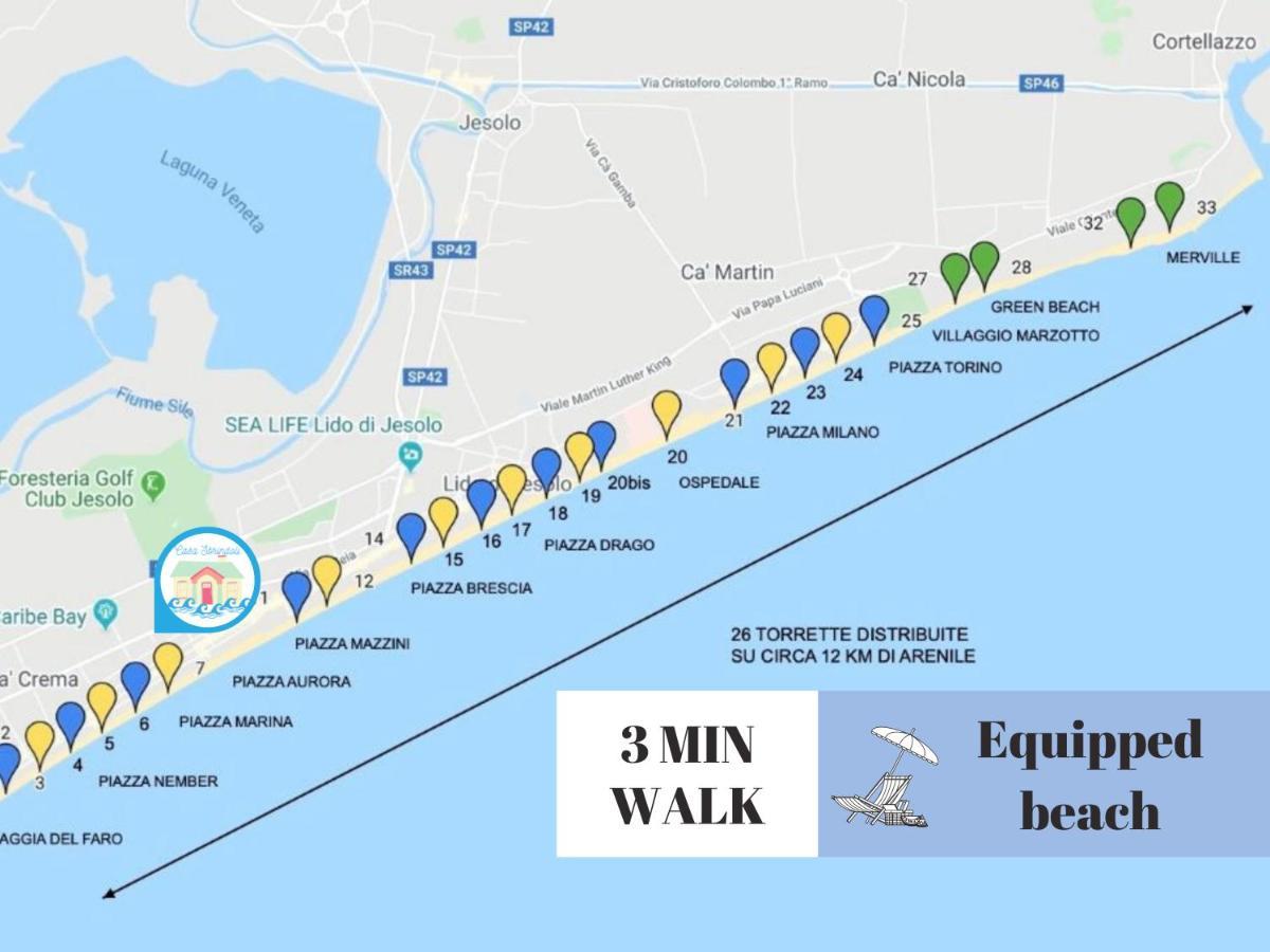Casa Sbrindoli Διαμέρισμα Τζεσόλο Λίντο Εξωτερικό φωτογραφία